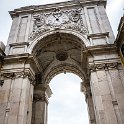EU PRT LIS Lisbon 2017JUL08 010  Originally designed as a bell tower, the building was ultimately transformed into an elaborate arch after more than a century. : 2017, 2017 - EurAisa, Arco da Rua Augusta, DAY, Europe, July, Lisboa, Lisbon, Portugal, Saturday, Southern Europe